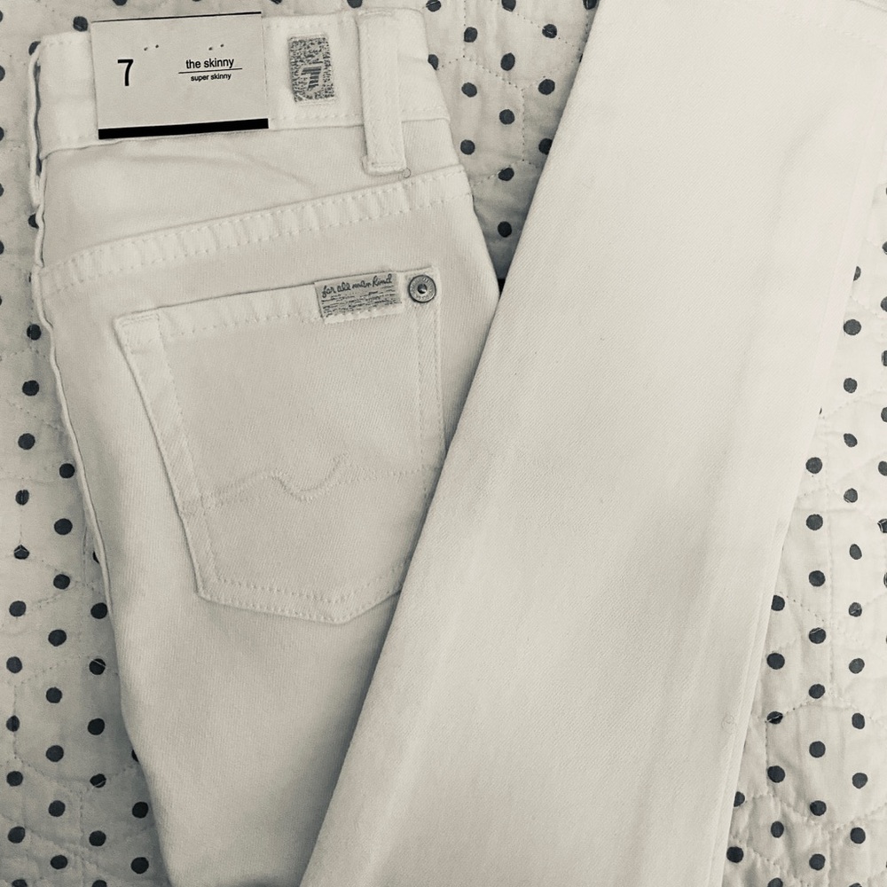 Brand new 7 for all man kind girls skinny leg